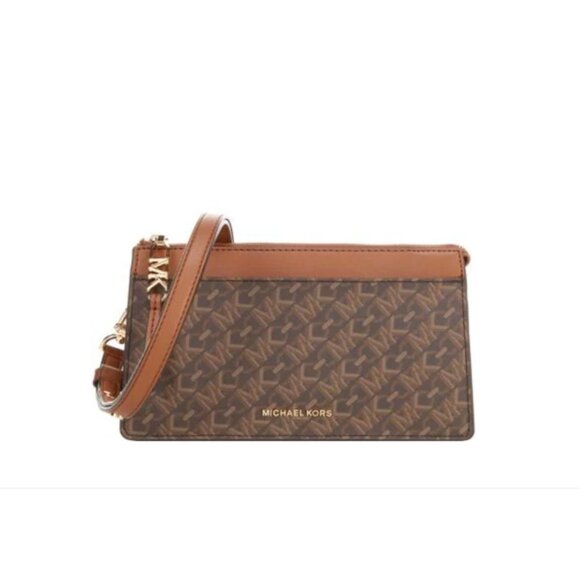 NWT Michael Kors Empire  Signature Logo Convertible Crossbody Bag & Card Case - Picture 2 of 14